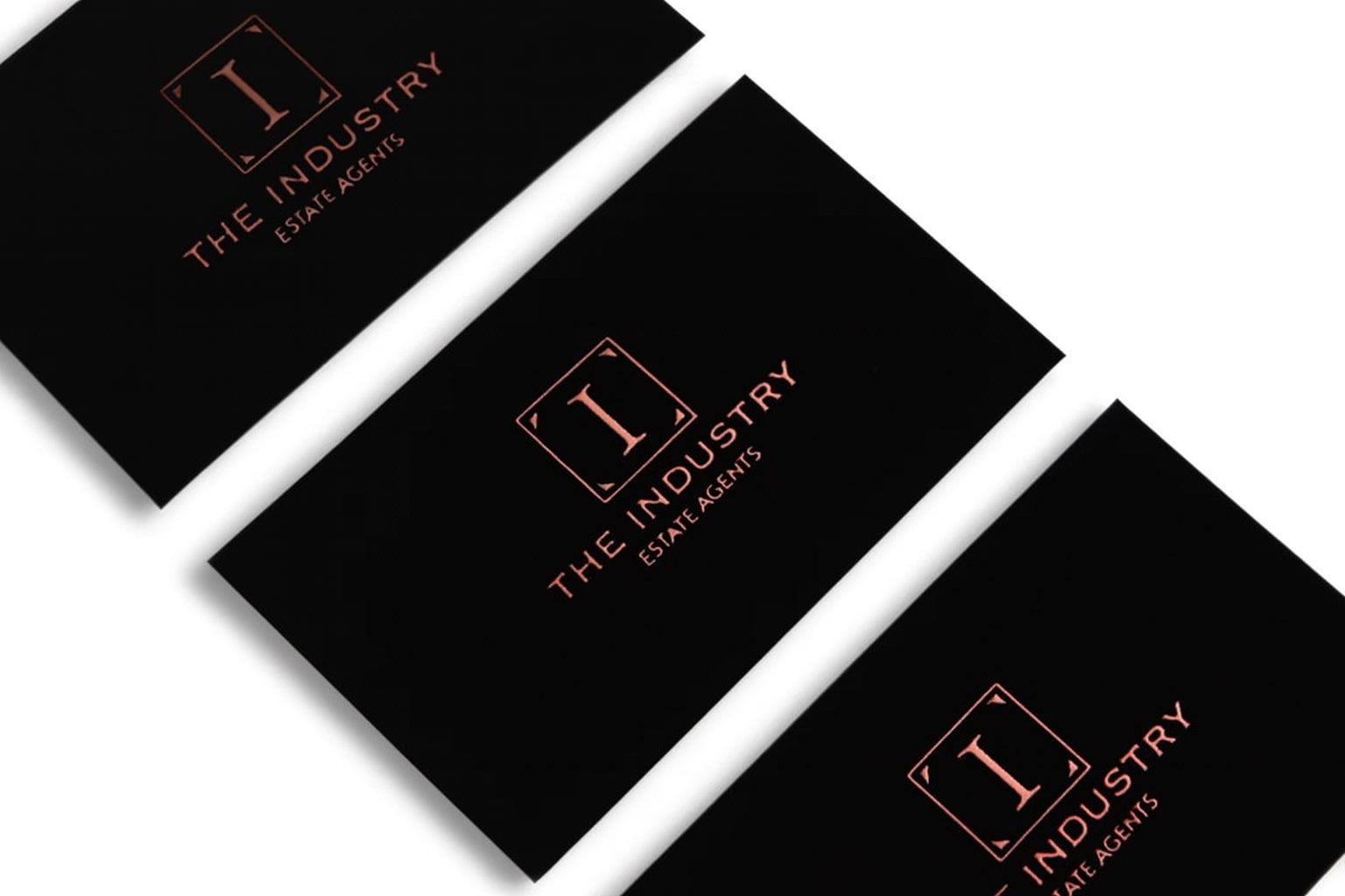 Rose Gold Foil Business Cards - Image 5