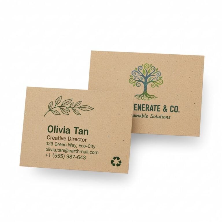 recycle mini business card