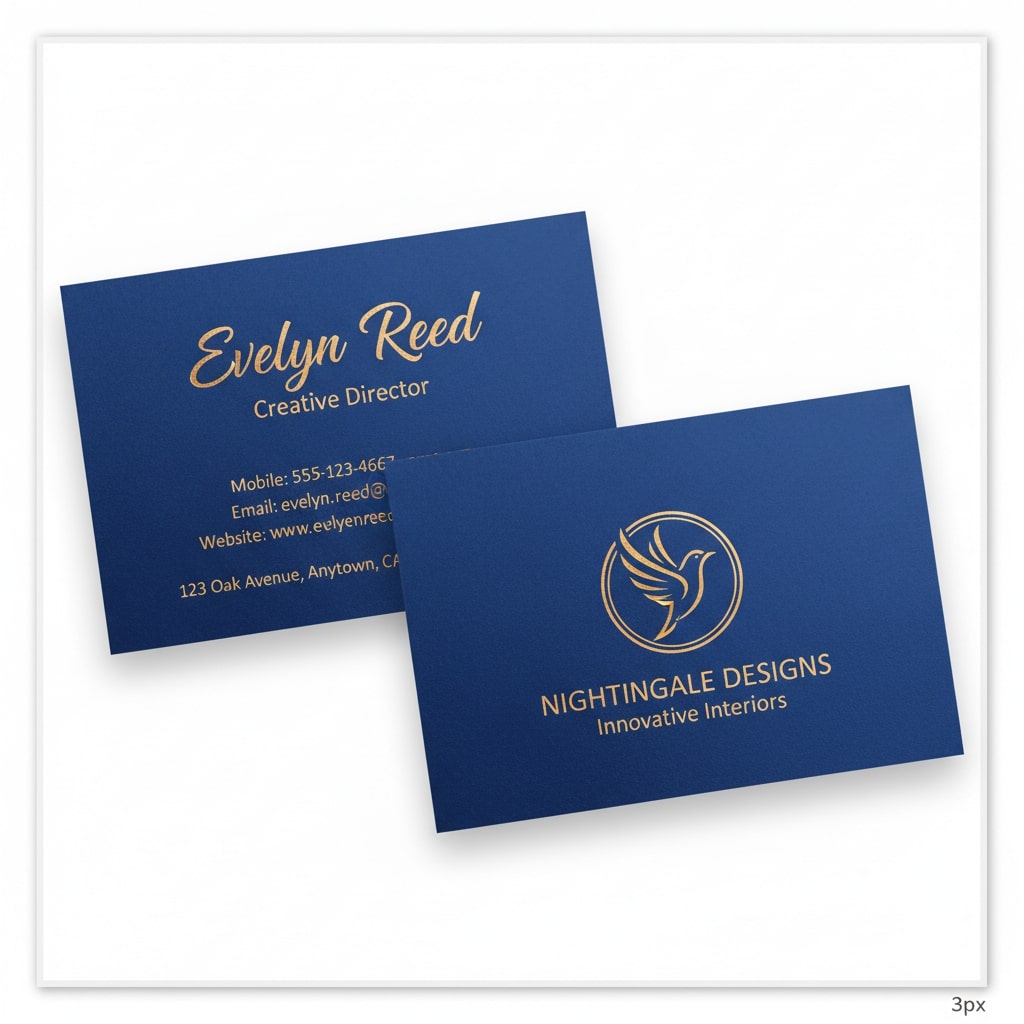 velvet touch mini business card