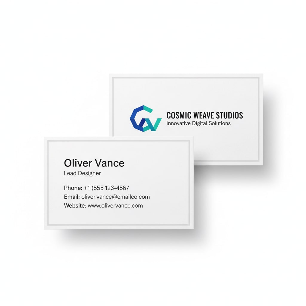 white spot uv business cards