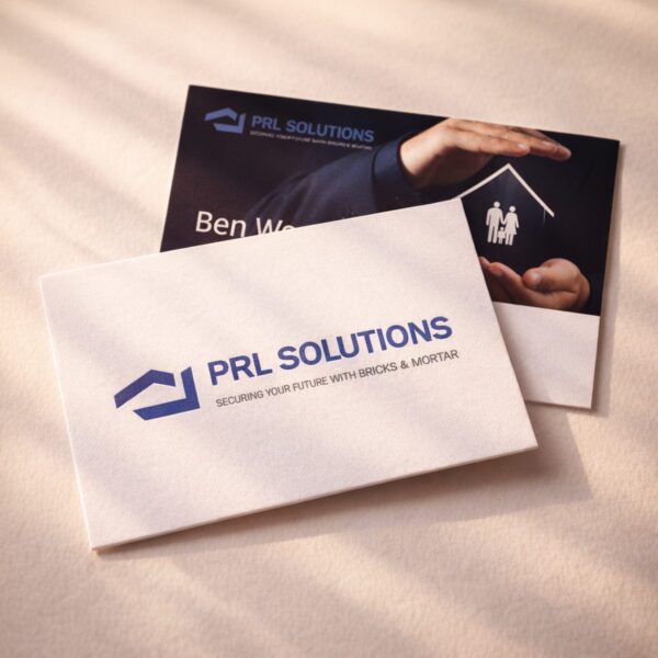 Velvet laminate business cards professional design