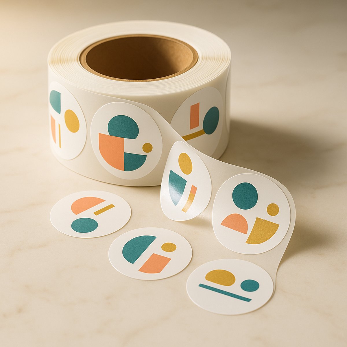 Paper Circle Labels