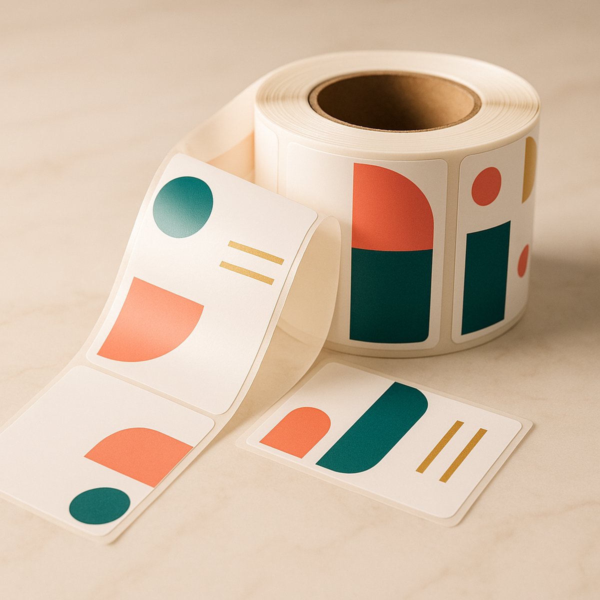 Paper Rectangle Labels