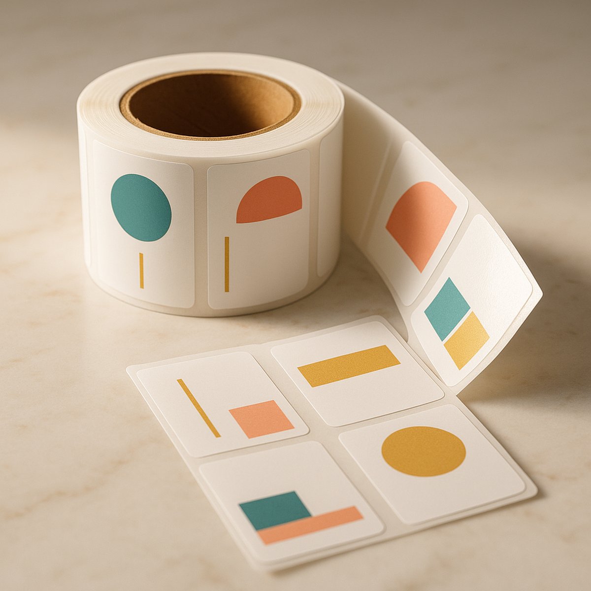 Paper Square Labels