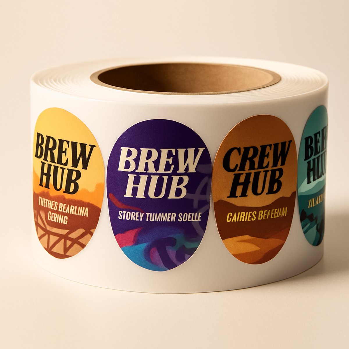 Waterproof Circle Labels