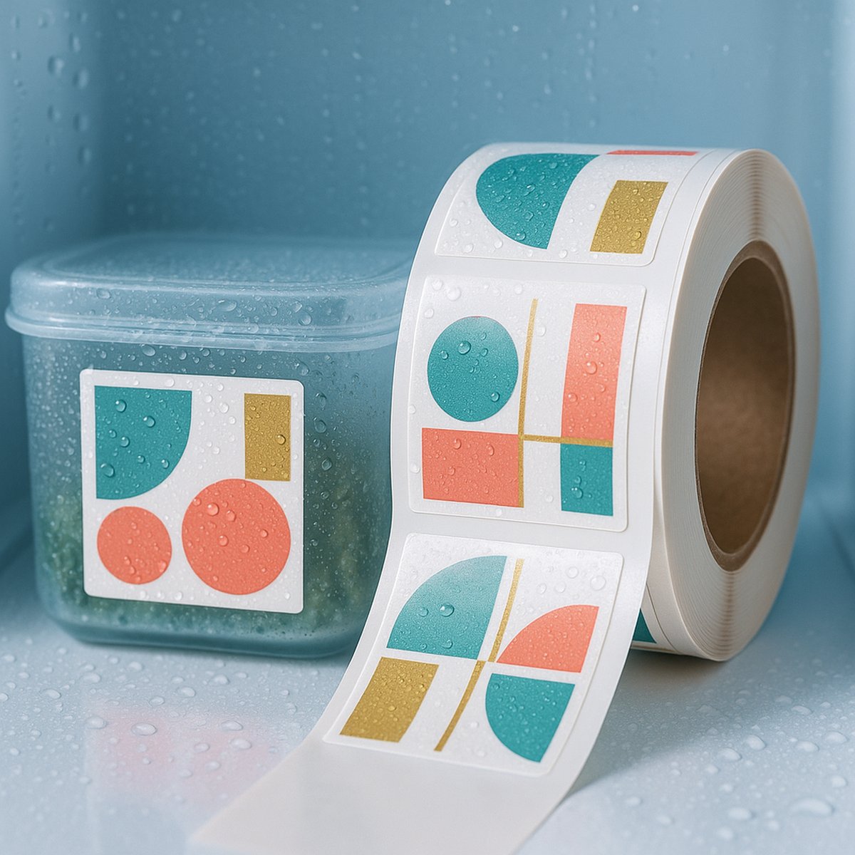 Waterproof Square Labels